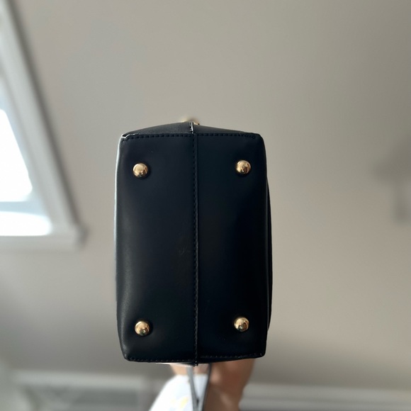 New Vegan Leather Black Small Purse Hand Shoulder Crossbody - Picture 8 of 8